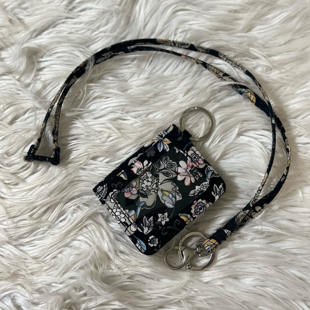 Vera Bradley Double ID Wallet With Lanyard